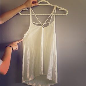 White tank top